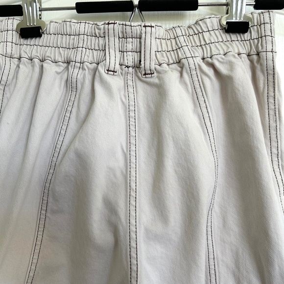 Sz 27 Urban Outfitters UO BDG Ecru Skate Jean Wide Leg Off-White Pants - Picture 9 of 13
